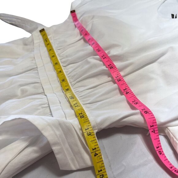 HD Paris White Belted Sash Dress Ladies Size 2 US, 6UK, 34EU Spring Summer - Picture 8 of 11